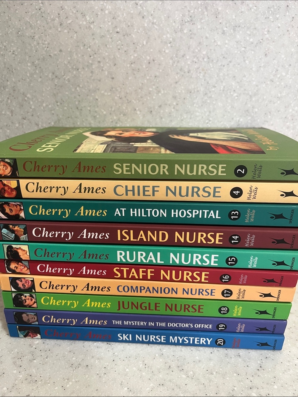 10 Vtg 2006 Cherry Ames Nurse Books Helen Wells Senior,Chief,Island,Rural,Staff+